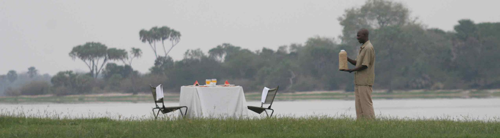 Breakfast at your private lake